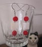 Shell & Bamboo Coral Earrings (1) - Image 1