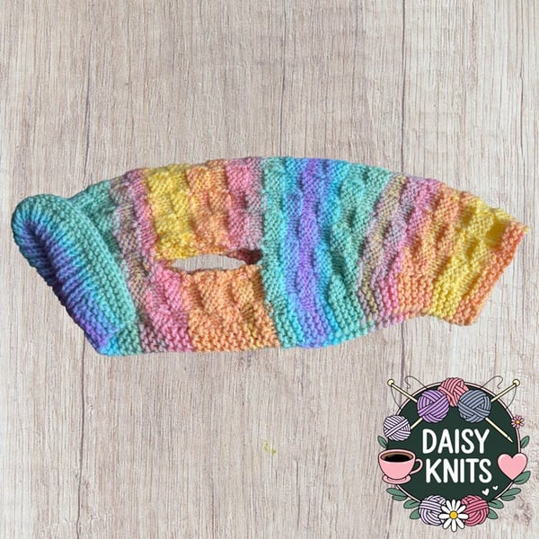 Small Dog Jumper with Cute Turned Down Collar