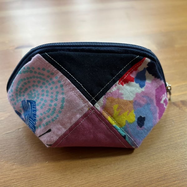 Patchwork diamond small purse