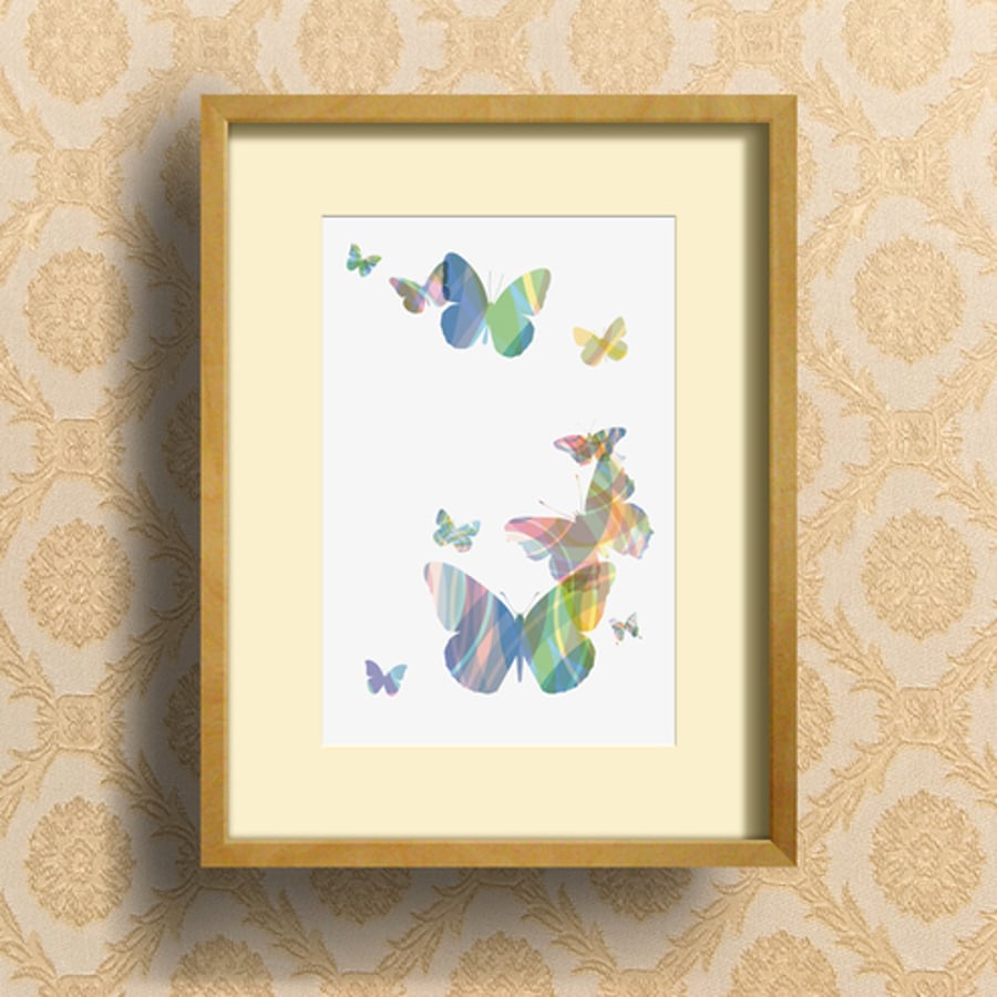 Butterflies No.1 - A4 Giclee Print