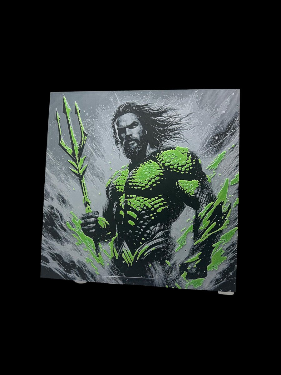 Aquaman 3D Printed Fan, Wall Art