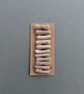 Set of eleven driftwood toggle buttons with single hole - Image 2