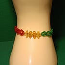 Golden Christmas Blossom Bracelet 