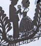 Large Bespoke Custom Personalised Handmade Forever Couple Wedding Papercut - Image 5