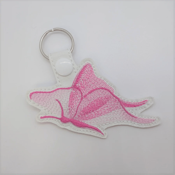A beautiful butterfly keyring