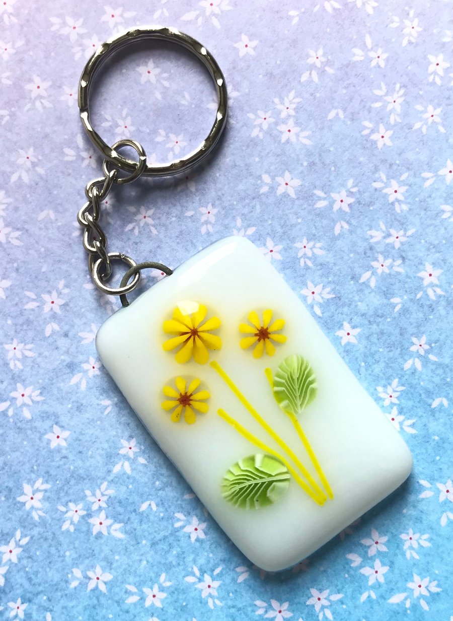 Fused Glass Keyring