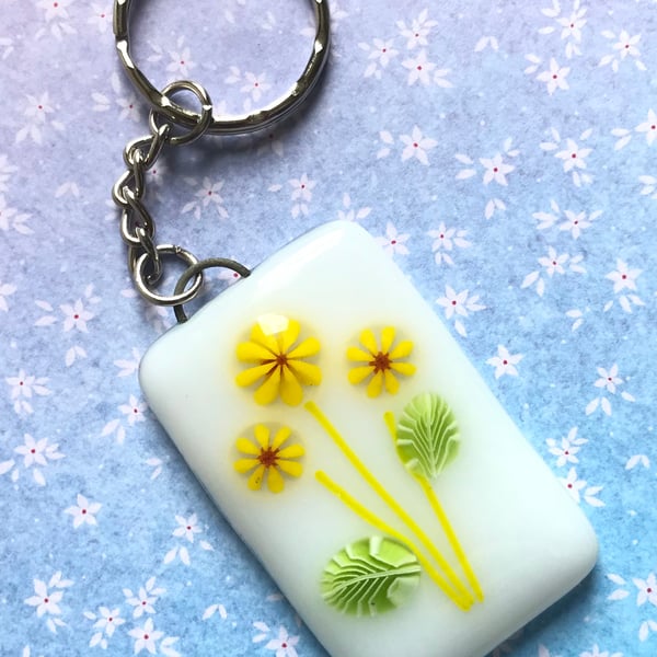 Fused Glass Keyring