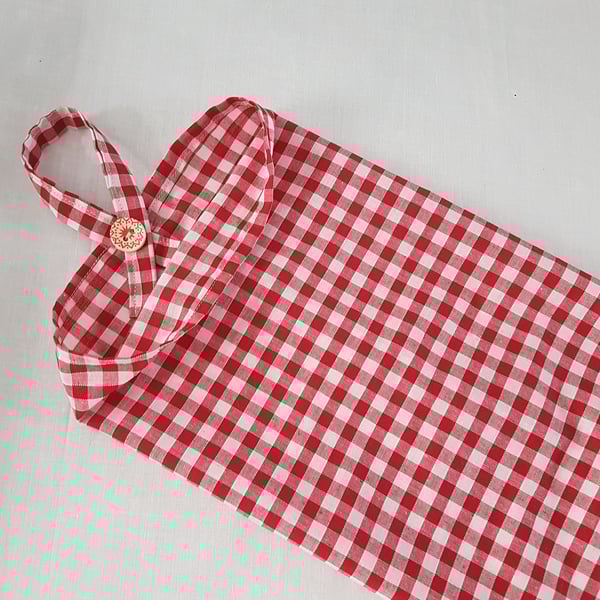 Carrier bag holder Handmade fabric bag tidy eco friendly bag for life storage re