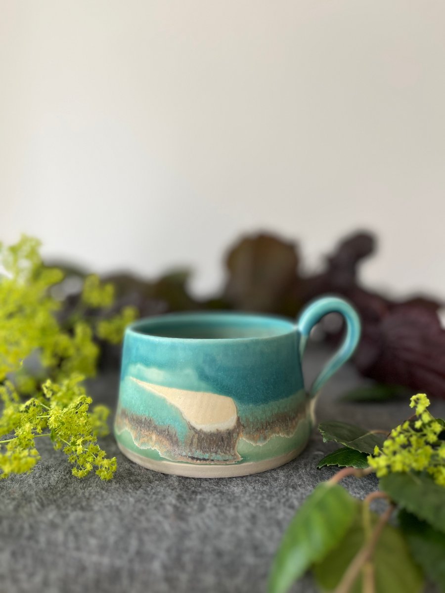 Ceramic Handmade Cup - Skyline - Secret Studio Sale (17)