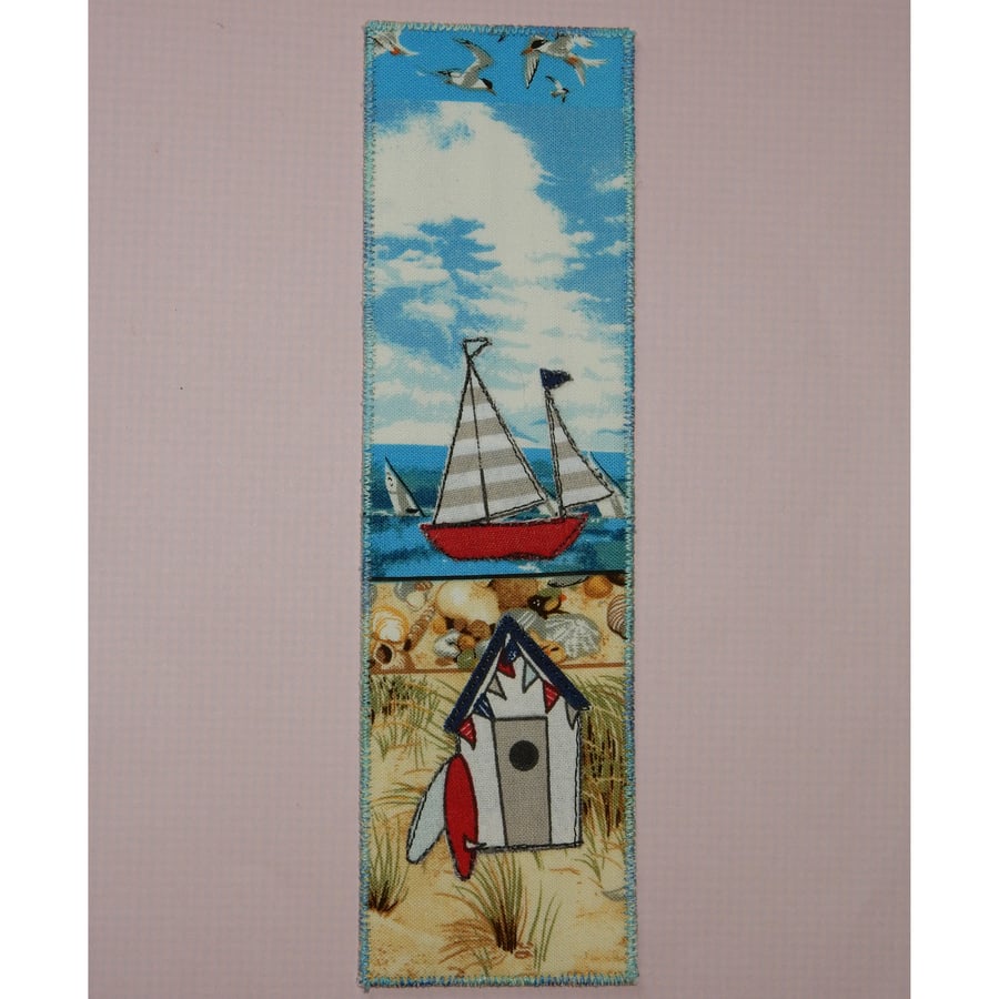 Bookmark beach hut and surf boards