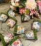 Upcycled Mini Lampshade Fairy Lights - Liberty - Wildflowers - Image 2