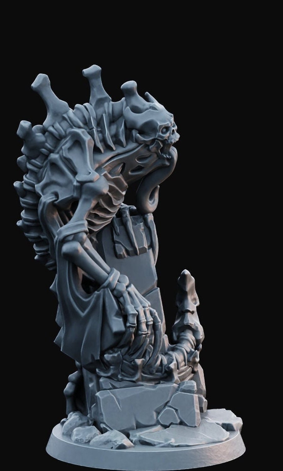 Bone Serpent 3 resin cast miniatures 3d prints Folksy