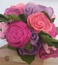 Handmade Felt Flower Bouquet, Wedding Roses, Mother's Day Gift - Image 6