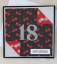Square red cherry 18th Birthday card - Image 1