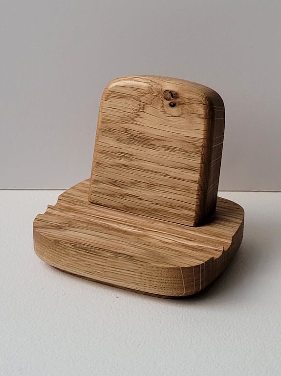Phone Stand - Oak  Desk Study Home Office