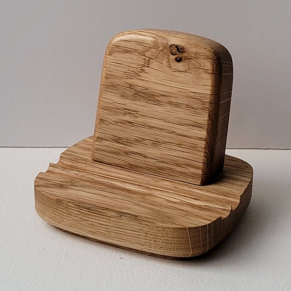 Phone Stand - Oak  Desk Study Home Office