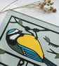 Papercut Blue Tit - Garden Birds - Original Art - Image 5