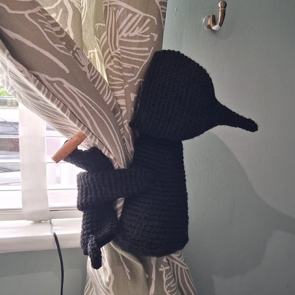 Crocheted curtain tie backs 