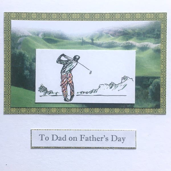 To Dad on Father's Day Card