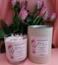 Rose Soy Candle Hand-Poured Vegan Friendly 
