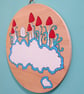 Wise Old Chep - One of a kind original painting on a wooden disc panel - Image 2