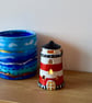 Hand-Painted Ceramic Lighthouse - Coastal Home Decor & Seaside Gift - Image 3