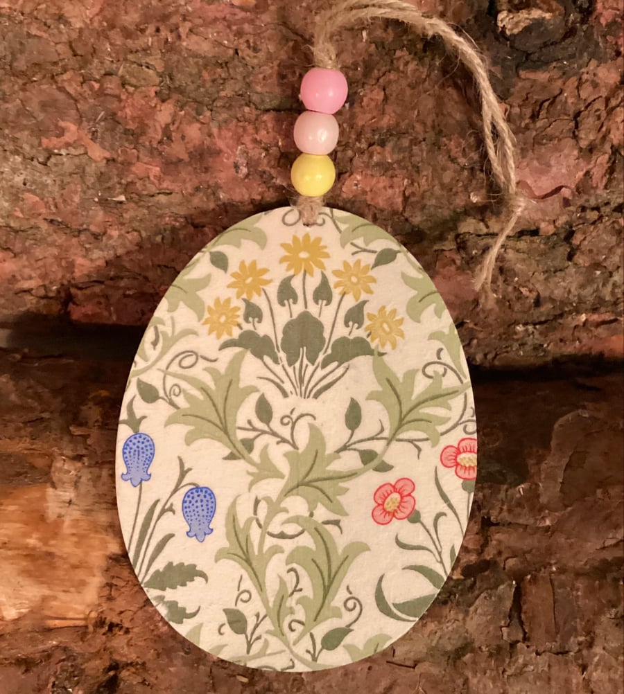 Wooden Egg William Morris 