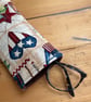 American Theme Quilted Fabric Glasses Case - Image 4