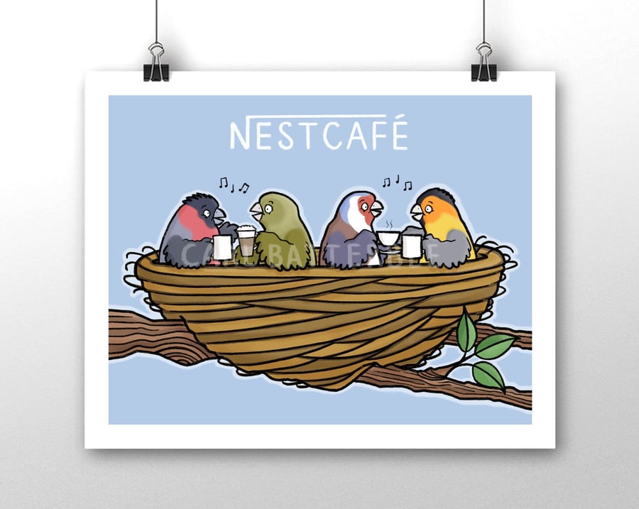Nestcafe - Illustration Signed Art Print