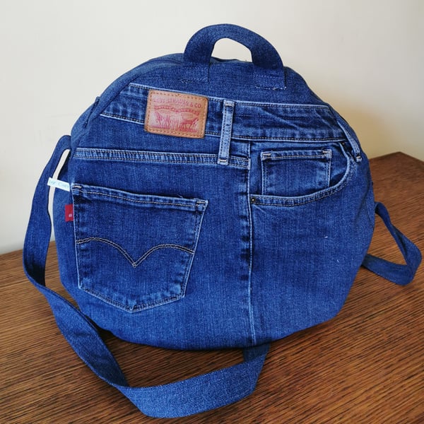 Upcycled Levi's Jeans Bag