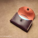 Leather Wallet Purple and Rose Pink Colour 