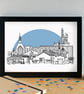 Baltic Triangle Liverpool Skyline Print - Image 1