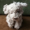 Hand knitted Scruff little puppy dog