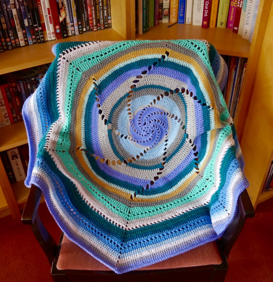 Spiral Crochet Blanket