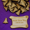 MDF Christmas Xmas Tree 2cm - 50 x Laser cut wooden shape