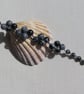 Snowflake Obsidian Gemstone Beaded Bracelet "Steller" - Image 4