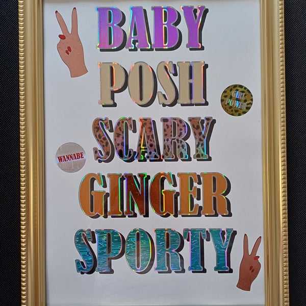 SPICE GIRLS - Baby, Posh, Scary, Ginger & Sporty