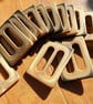 1 & 34" (44mm) Polyester Horn Slide Buckle VINTAGE... - Image 2