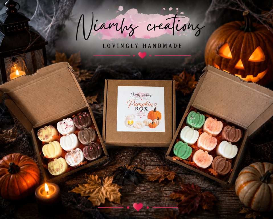 Halloween Pumpkin Wax Melts, Pumpkin Spice, Happy Halloween, Vegan, Uk Handmade
