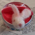 Bunny Pocket Pal anxiety aid, white 