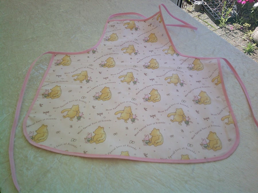 Winne the Pooh on Pink Baby Apron