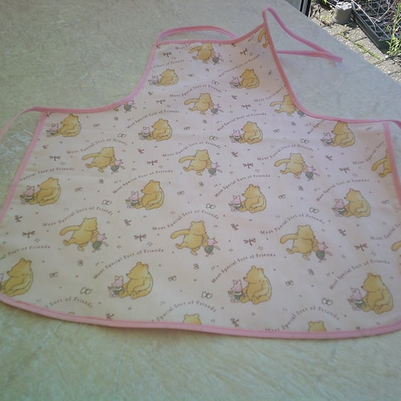 Winne the Pooh on Pink Baby Apron