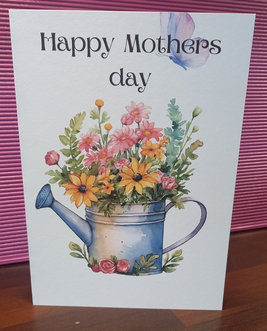Flower mothers day card