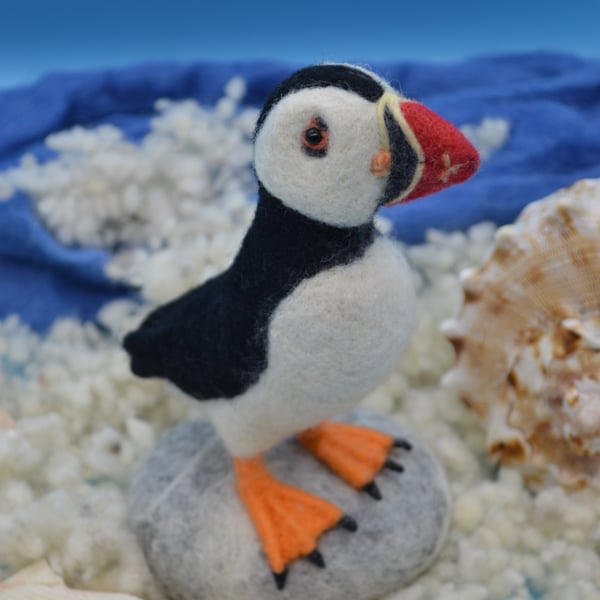 Needle Felted Puffin