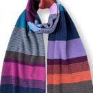 Engineered Stripe Big Scarf