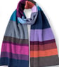 Engineered Stripe Big Scarf
