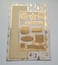Christmas Sentiments Card - Gold Foiled Multi Sentiment Card - Image 5