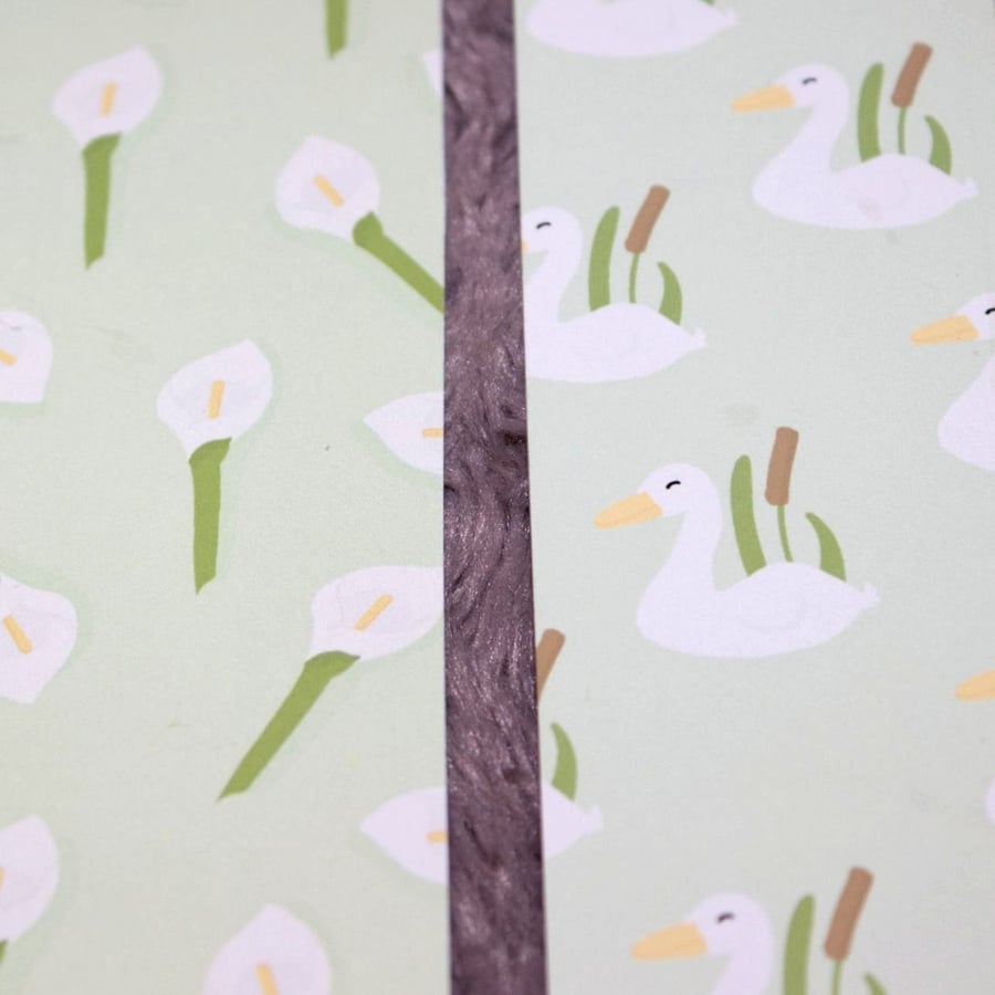 2 pack Lily swan doublesided bookmarks