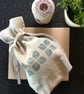 Hand Printed Linen Bread Bag - Image 4