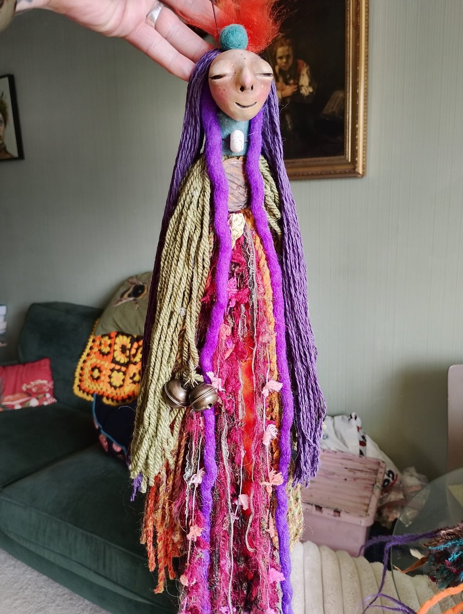 Spirit doll,altar,witchcraft, shaman doll,witch,poppet doll 